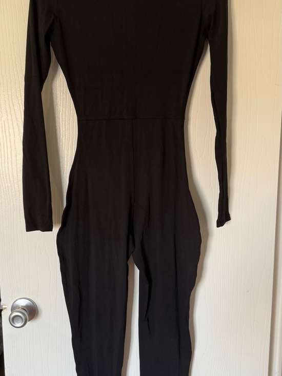 Black Long-Sleeve Jumpsuit - Picture 4 of 4